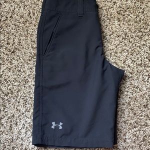 Boys under armour golf shorts